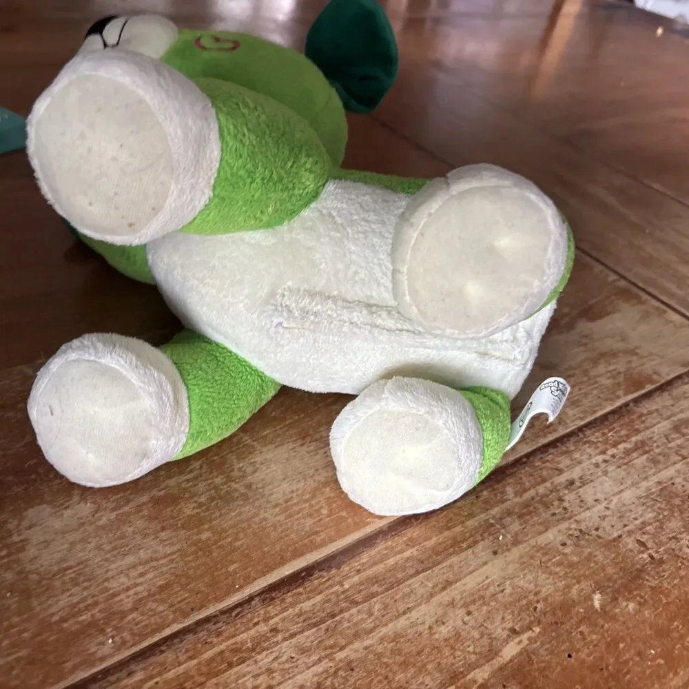 Leap Frog Read With Me Scout Interactive Green Plush Dog Puppy. Tested And Works